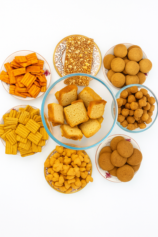 Assorted healthy millet snacks (8 items) for Kids and Adults