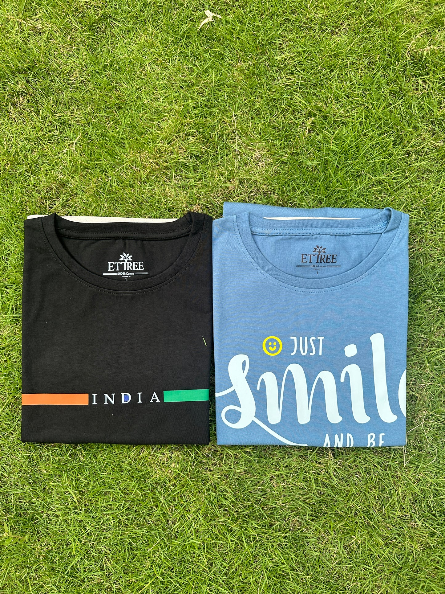 [Combo: 2 T-Shirts] Black and Blue