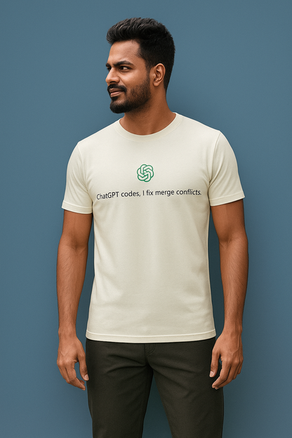 [Combo: 3 T-shirts] - Black, Blue and Off white